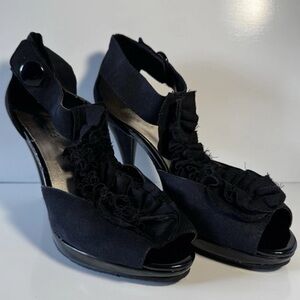 Candies’ Coco Black Elegant Women’s High Heels Size 8.5